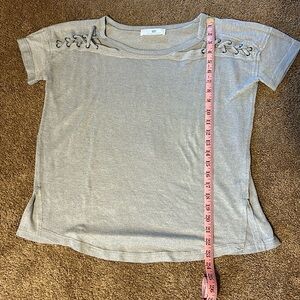 Infinity Raine top with lace up detail